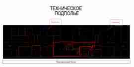 ЮВАО, р-н Марьино, Новочеркасский б-р, д. 13, Техническое подполье № 0, Подвал № 0