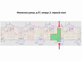 ЮЗАО, р-н Южное Бутово, Изюмская ул., д. 37, корп. 2, Этаж № 1