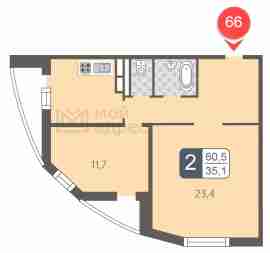 ЗелАО, р-н Старое Крюково, г. Зеленоград, корп. 848, этаж 11, кв. 66